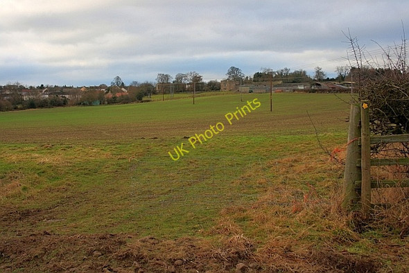 Photo 6"x4" Footpath to Hipswell Brough With St Giles c2010