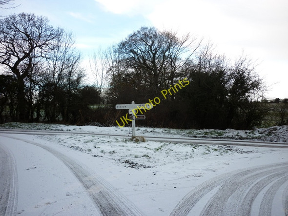 Photo 6"x4" The junction of Bewholme Lane with Bewholme Lane Bewholme c2010