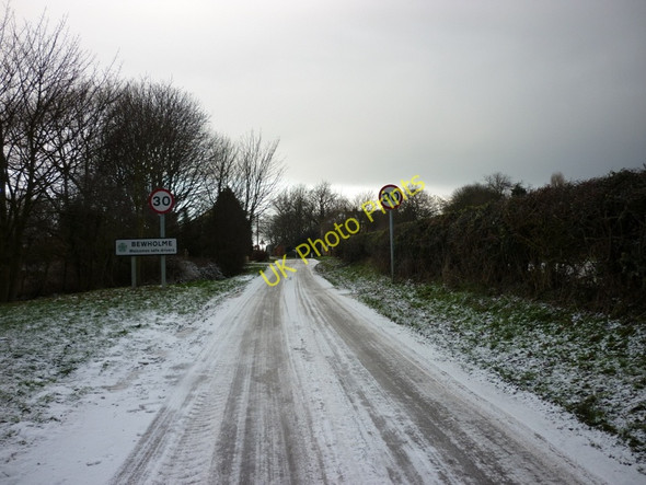 Photo 6"x4" Entering Bewholme, East Yorkshire Bewholme c2010