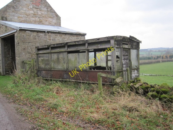 Photo 6"x4" Tram (derelict), Haughton Strother Barrasford c2010