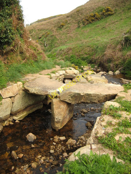 Photo 6"x4" Footbridge above Porthmeor Cove Porthmeor c2010