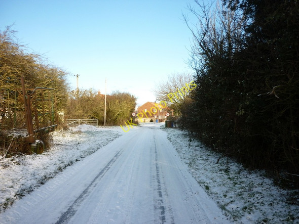 Photo 6"x4" Entering Easington by Humber Side Lane Easington\/TA3919 c2010