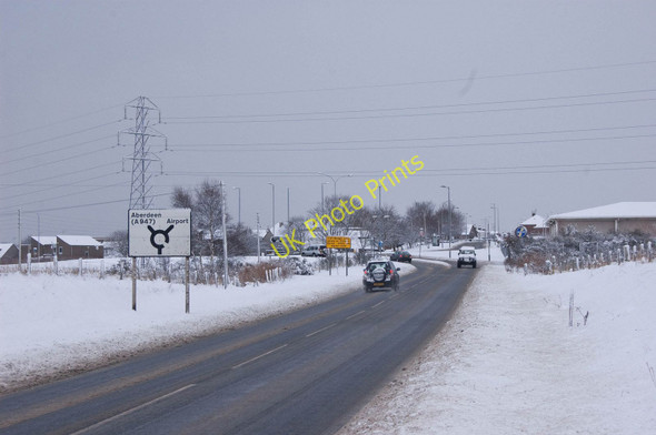 Photo 6"x4" Approach to Dyce on the A947 Dyce c2010