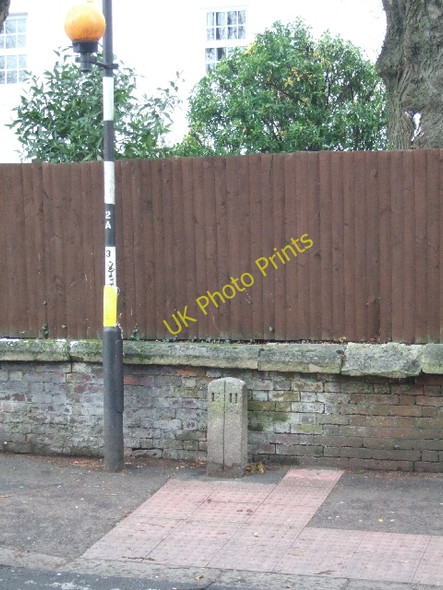 Photo 6"x4" Boundary stone marking Exeter\/Heavitree Exeter c2010