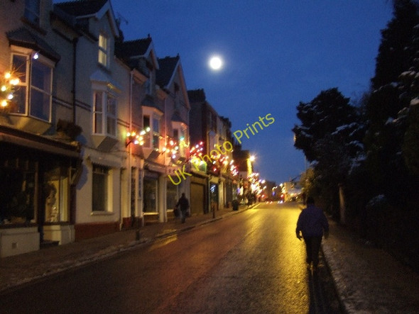 Photo 6"x4" Magdalen Road in early December evening Exeter c2010