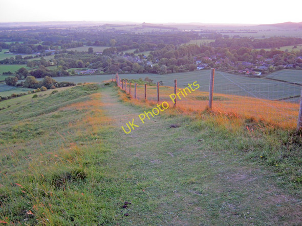 Photo 6"x4" Path off Oare Hill Oare\/SU1563 c2010