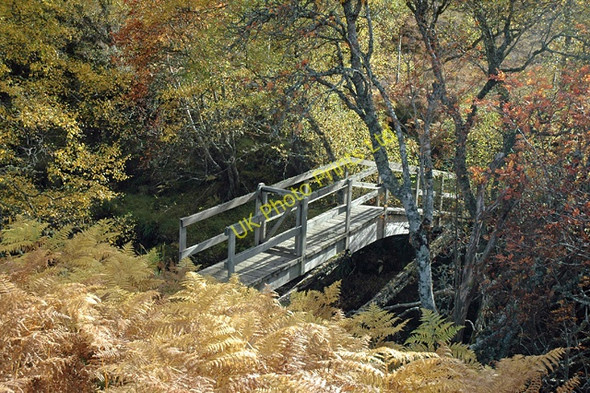 Photo 6"x4" Bridge over Garbh Allt Amatnatua c2007