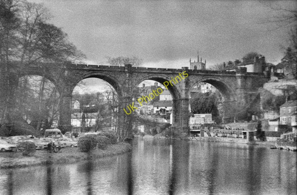 Photo 6"x4" Knaresborough Railway Viaduct Knaresborough c1972