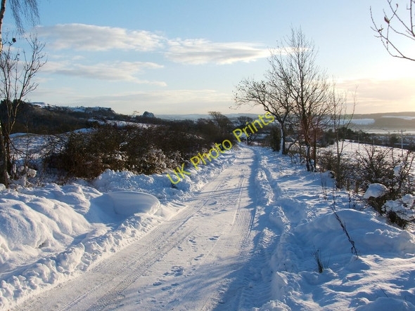 Photo 6"x4" Track from Maryland Farm Dumbarton c2010