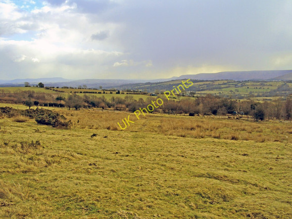 Photo 6"x4" Rough grassland on Vagar Hill Snodhill c2010