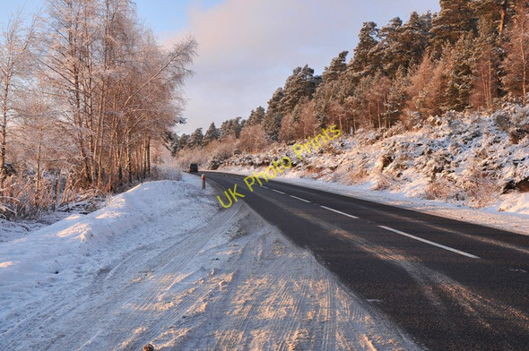 Photo 6"x4" A95 near Broomhill Station Dulnain Bridge c2010