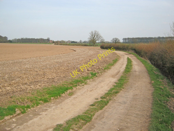 Photo 6"x4" Farm track at Park Farm Chilcote c2010