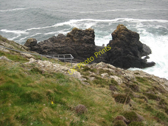 Photo 6"x4" Rocks off Cape Cornwall New Downs\/SW3631 c2010