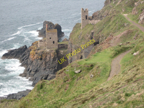 Photo 6"x4" Crowns Mine, Botallack Boscean c2010