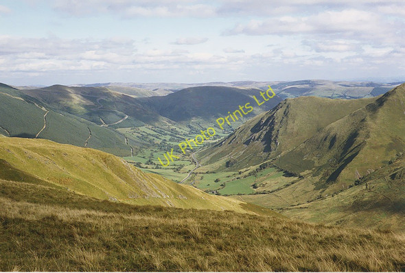 Photo 6"x4" View east from the Cribin ridge Brithdir\/SH7618 c1989
