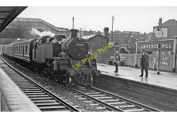 Photo 6"x4" Local train at Lawrence Hill Station. Bristol c1958