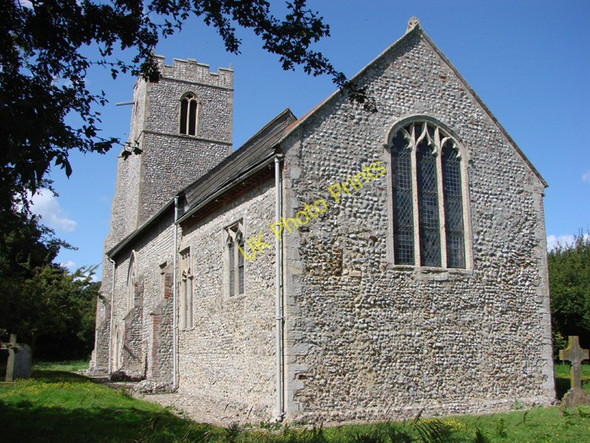 Photo 6"x4" Barningham Northwood St Peter's church Bessingham c2009