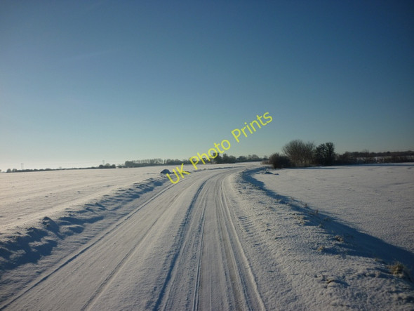 Photo 6"x4" Tower Road towards Batty's Corner Rimswell c2010