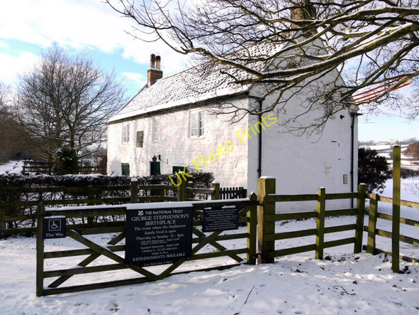 Photo 6"x4" George Stephenson's cottage Clara Vale c2010