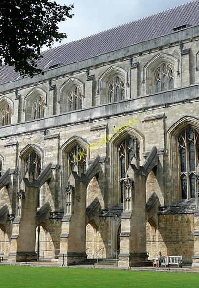 Photo 6"x4" Winchester cathedral Winchester c2009