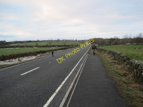Photo 6"x4" A696 towards Otterburn Capheaton c2010