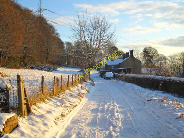 Photo 6"x4" Track west of Close Lea Houghton\/NZ1266 c2010