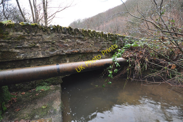 Photo 6"x4" A bridge over the river Caen on West Down Hill as seen from upstream Boode c2010