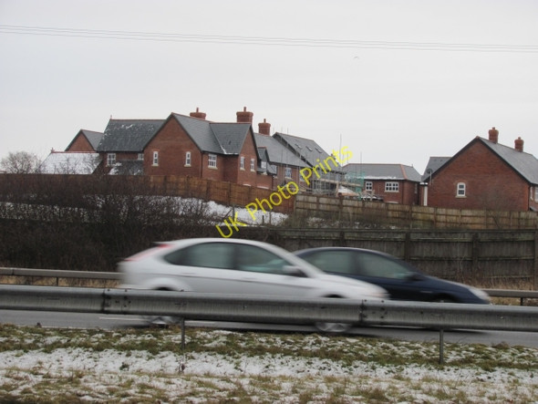 Photo 6"x4" A55 and Saighton Camp Chester c2010