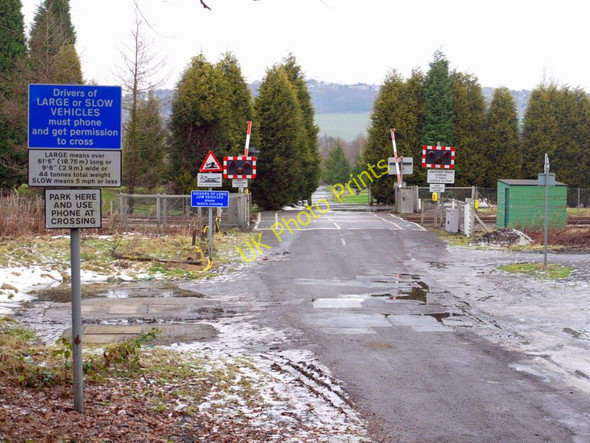 Photo 6"x4" Level crossing, Clara Vale Ryton\/NZ1564 c2010