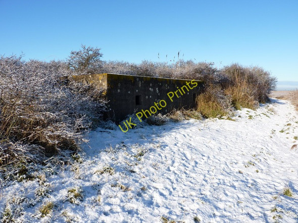 Photo 6"x4" Pillbox on the edge of the dunes Rimac c2010