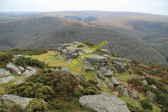 Photo 6"x4" View from Mel Tor Poundsgate c2011