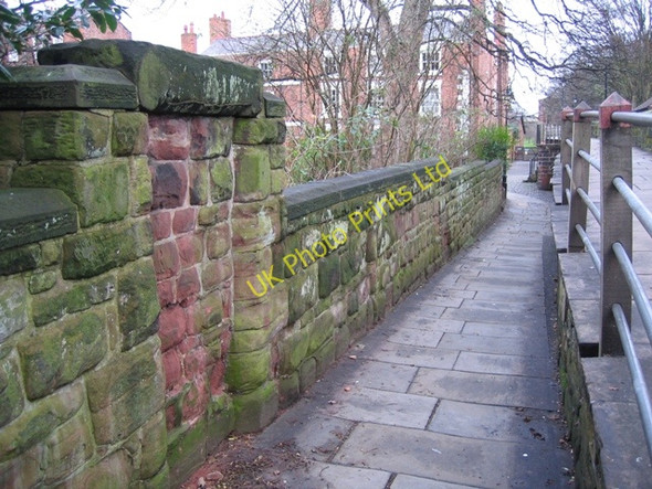 Photo 6"x4" City walls and blocked doorway Chester c2007