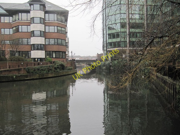 Photo 6"x4" Kennet at Kings Road Bridge Reading c2010