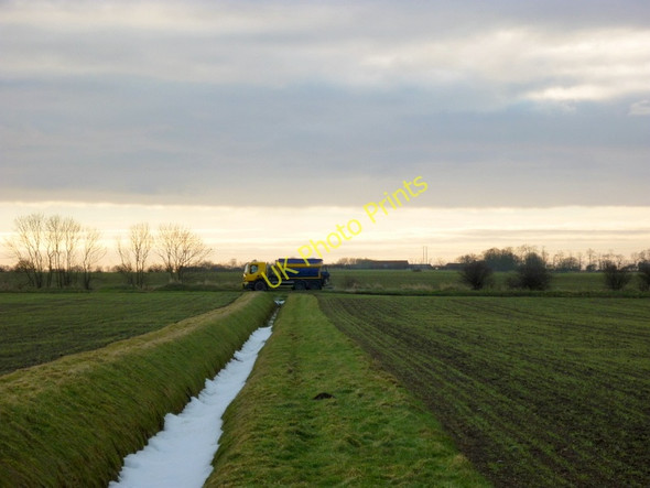 Photo 6"x4" A gritter, gritting Wakefield Road, South Holderness Welwick c2011
