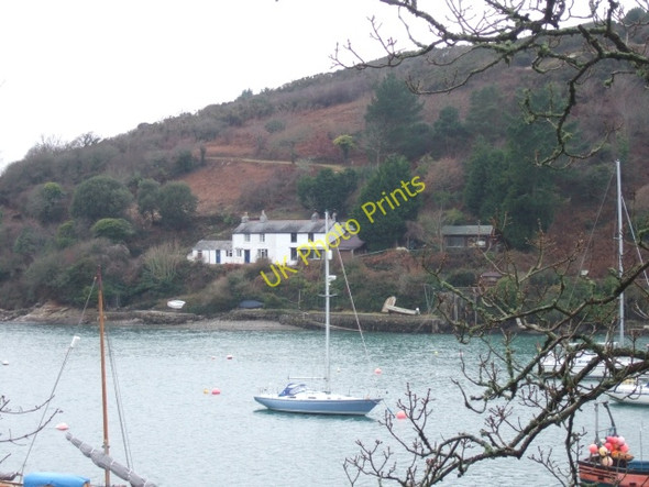 Photo 6"x4" View across Yealm to Warren Point Noss Mayo c2010
