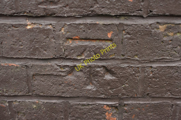 Photo 6"x4" Cut Bench Mark (close-up) Coalville c2011