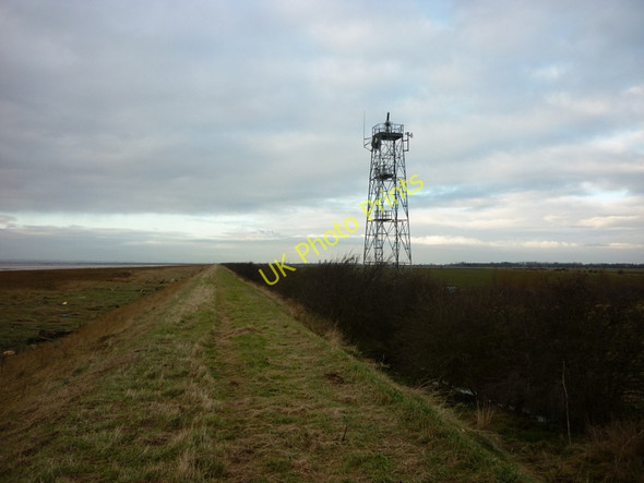 Photo 6"x4" Walking west along Cherry Cobb Sands Bank Sunk Island c2011