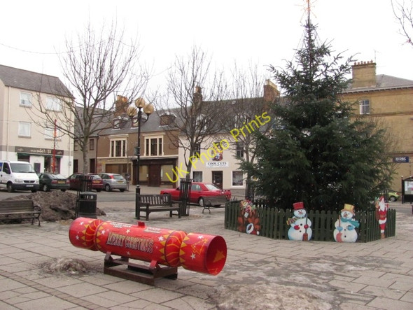 Photo 6"x4" Market Square, Duns Duns c2011