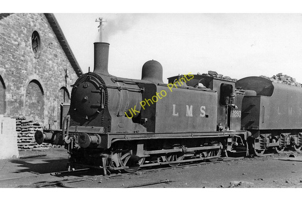 Photo 6"x4" Inverness Locomotive Depot: ex-Caledonian 0-6-0T Inverness c1948