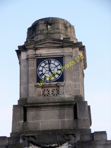 Photo 6"x4" Aberystwyth Station Clock Aberystwyth c2008