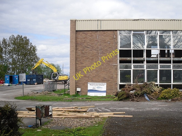 Photo 6"x4" Demolition of Border TV Studios Harraby c2010