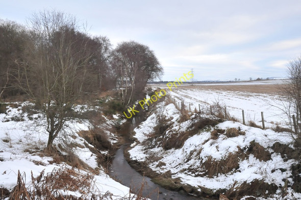 Photo 6"x4" Small stream on Methven Moss Burnside\/NO0125 c2011