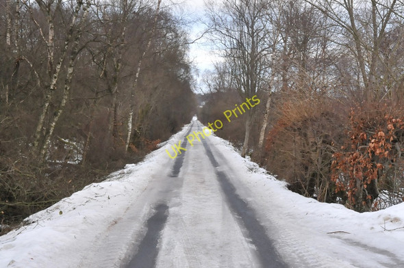 Photo 6"x4" Minor road across Methven Moss Burnside\/NO0125 c2011