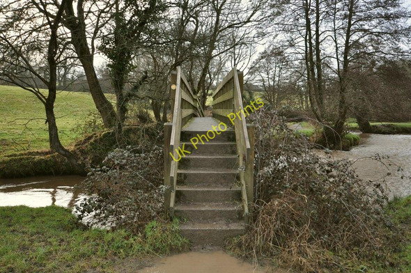 Photo 6"x4" A footbridge over Bradiford Water near Shearford Lane Barnstaple c2011