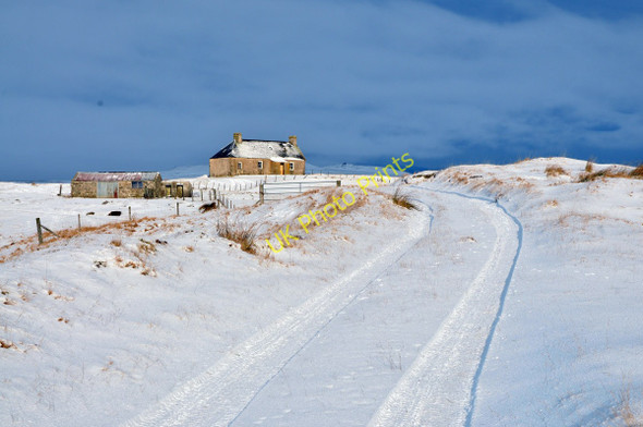 Photo 6"x4" Rimsdale in the snow Loch nam Faoileag\/NC7340 c2011