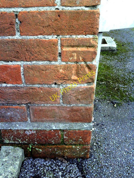 Photo 6"x4" Benchmark on #139 Chickerell Road Weymouth\/SY6779 c2010