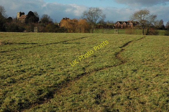 Photo 6"x4" Pauntley Church and Court Brand Green\/SO7428 c2011