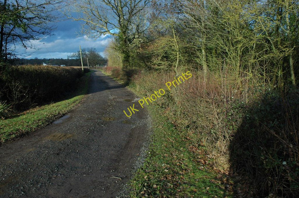 Photo 6"x4" Track near Everes's Farm Sladbrook c2011