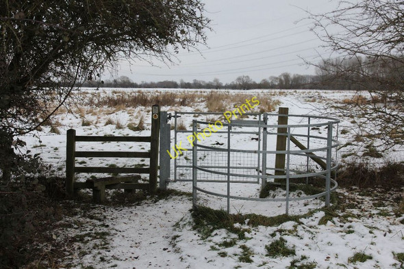 Photo 6"x4" Stile by the gate Buckland Marsh c2010