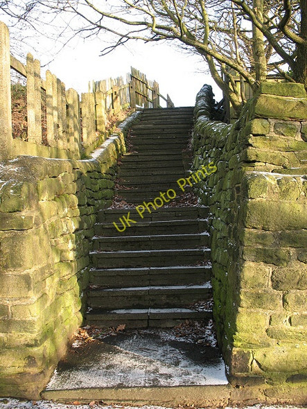 Photo 6"x4" Steps up from New Lane Sowerby Bridge c2011